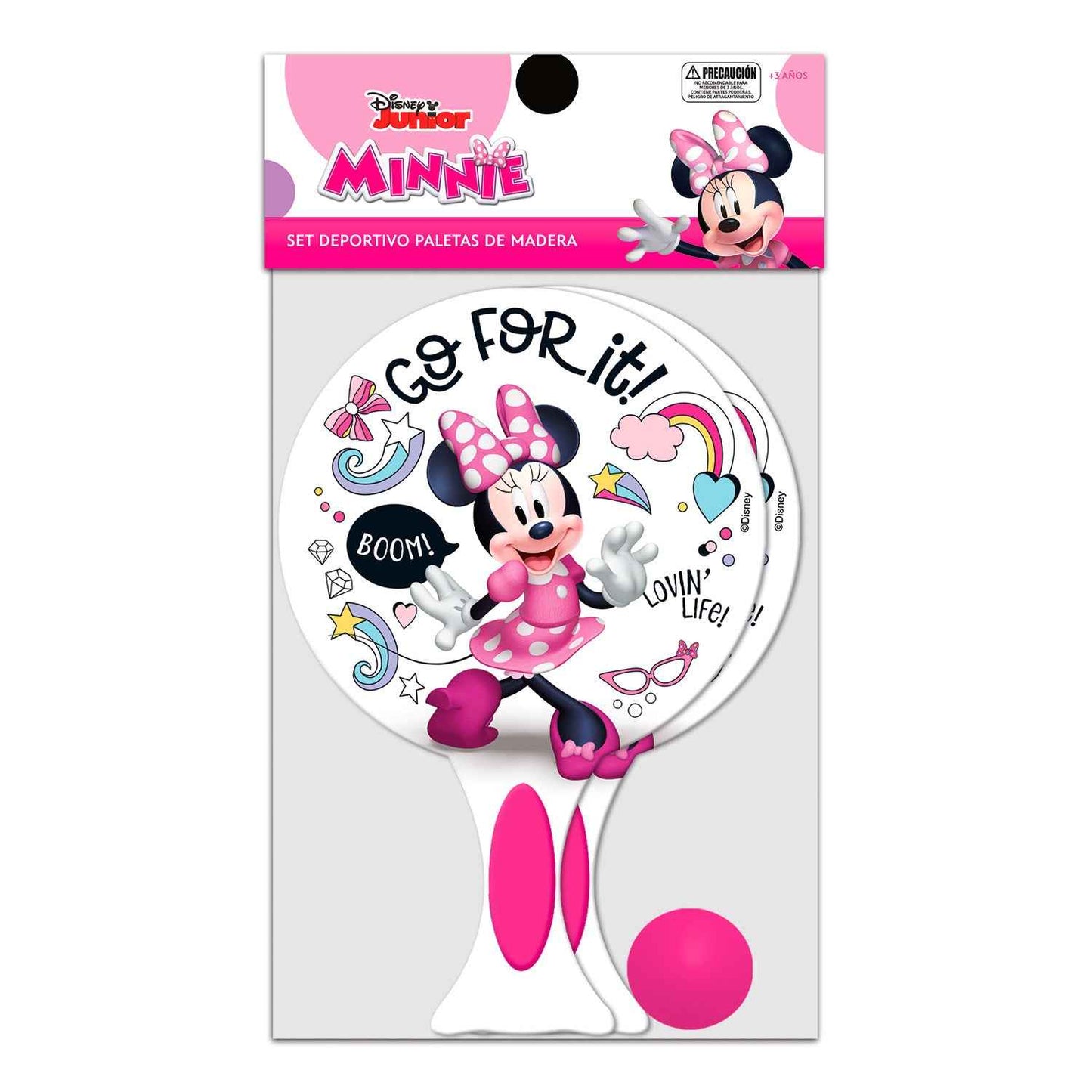 Set Deportivo Paletas De Madera | Minnie Disney