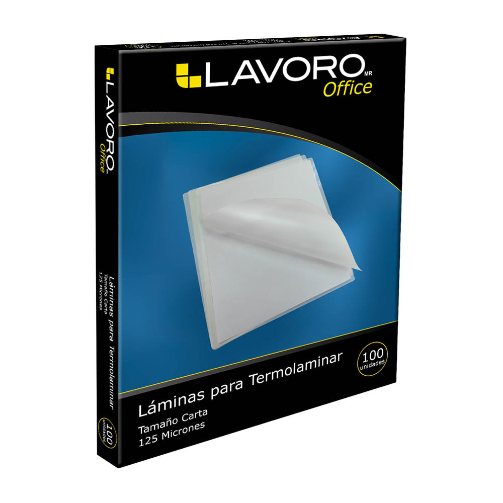 Sobre Para Plastificar 229x290 mm Carta 100 Un 125 Mic | Lavoro