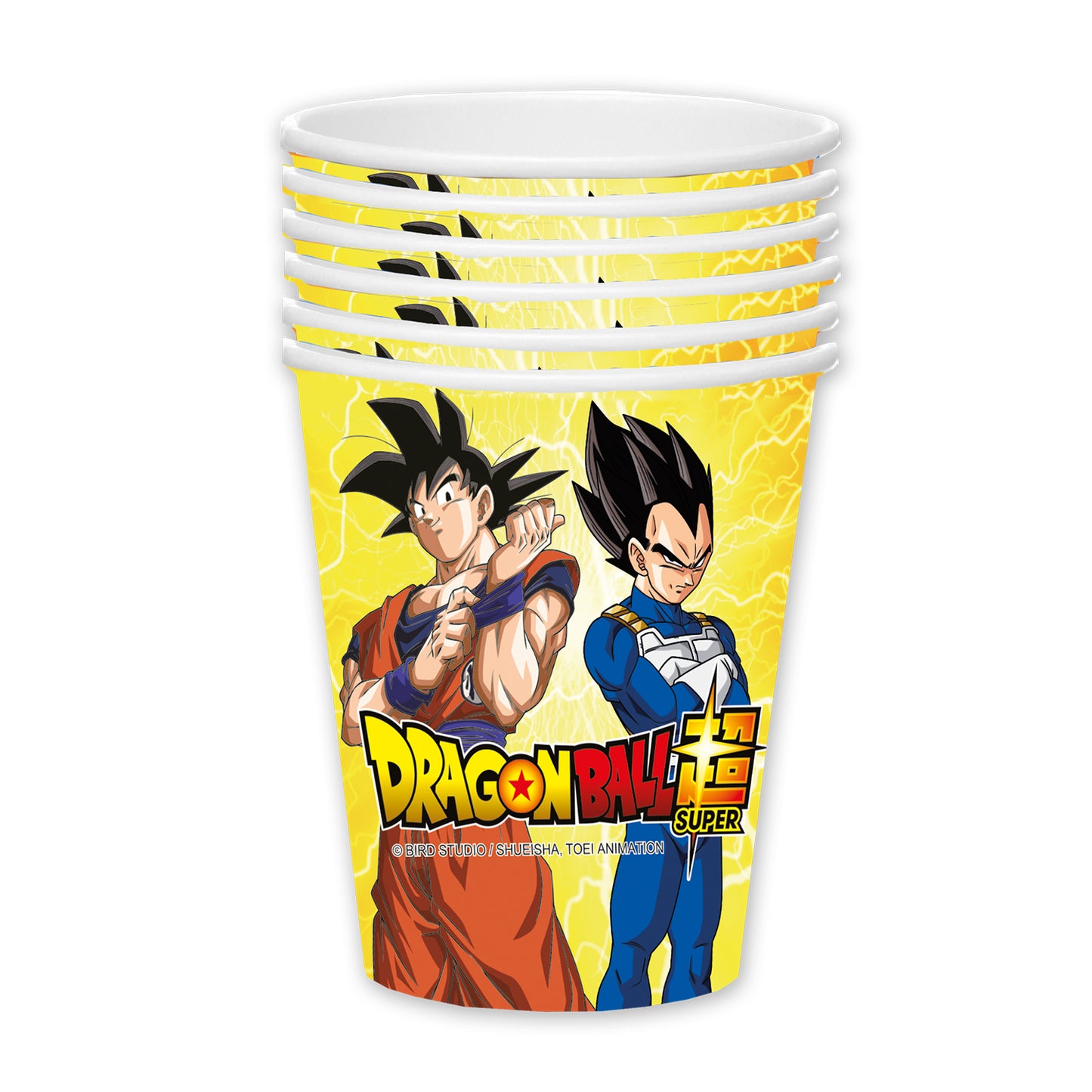 Set 6 Vasos Papel Dragon Ball 270Cc | Dragon Ball