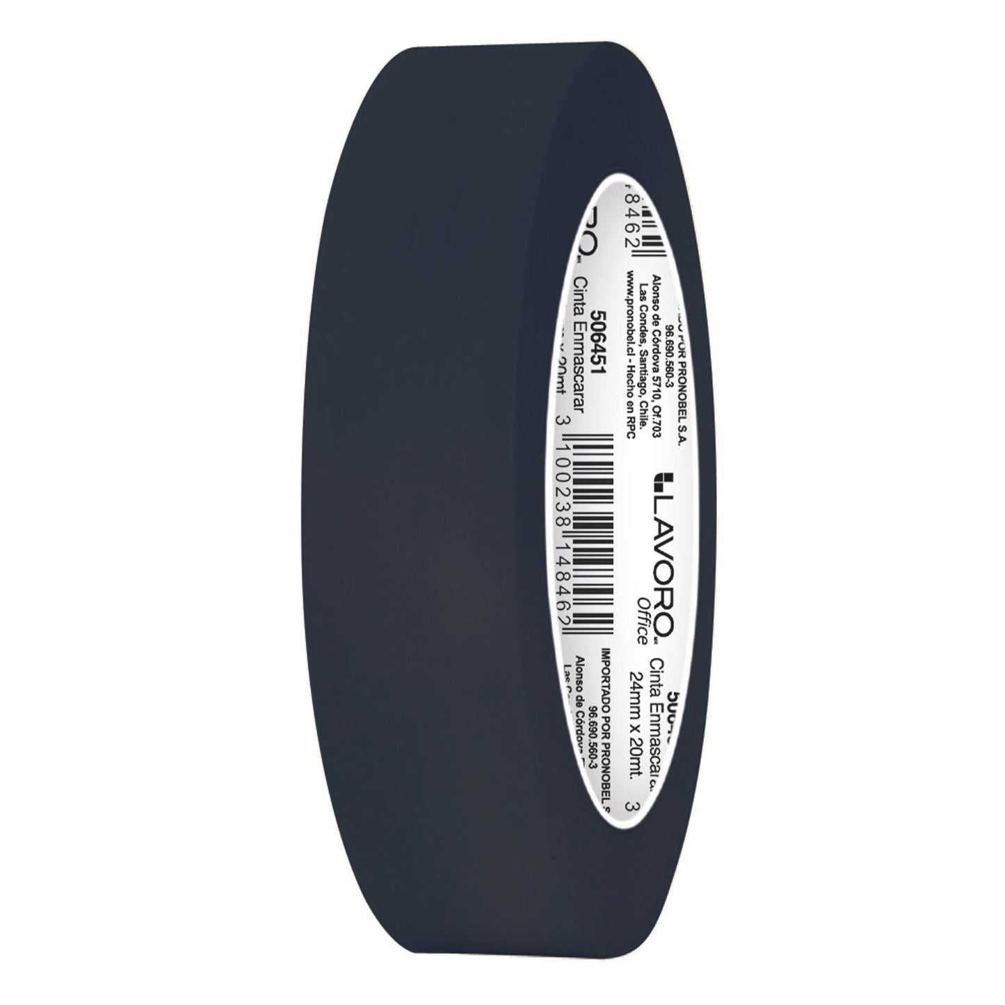 Cinta Enmascarar 24mmx20m Negra | Lavoro