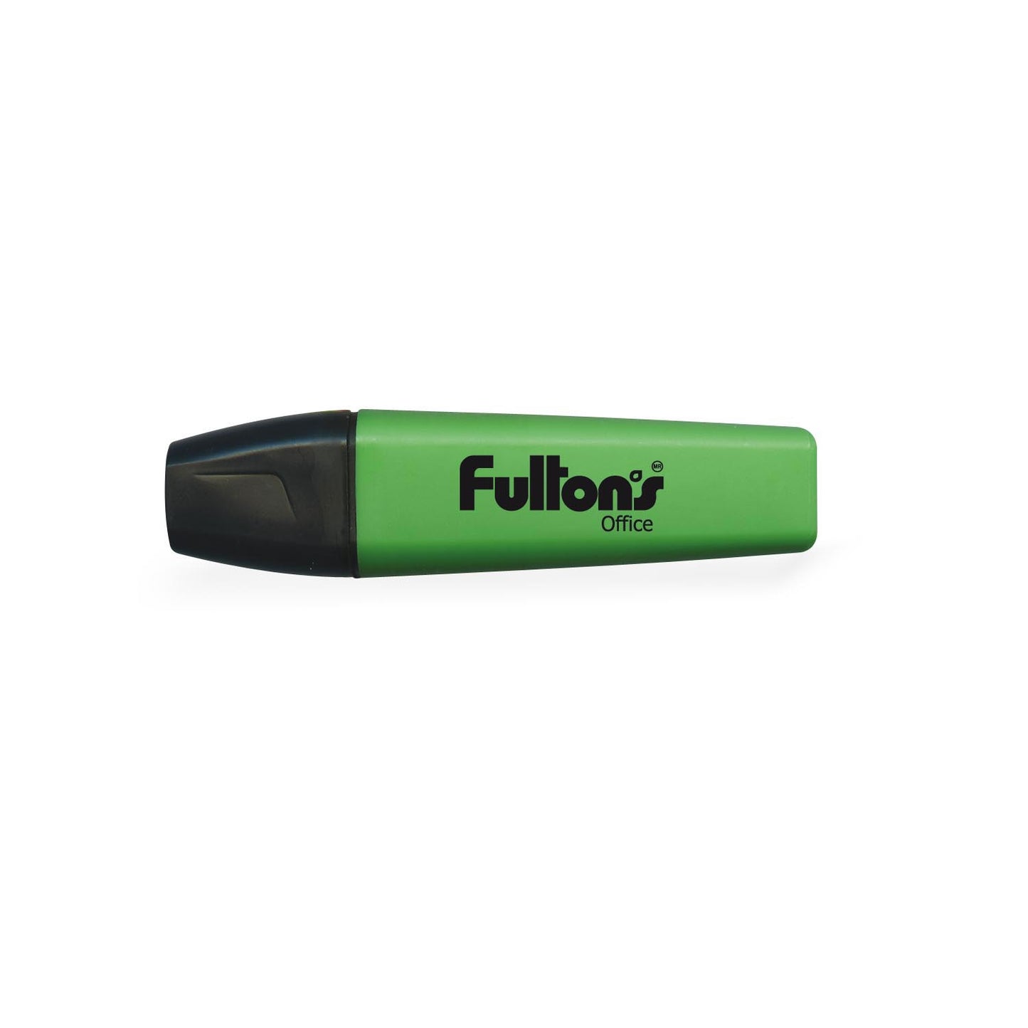 Destacador Escritorio Punta Biselada Verde Fultons