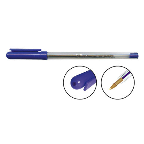 Lapiz Pasta Punta Media 1 mm Azul | Fultons