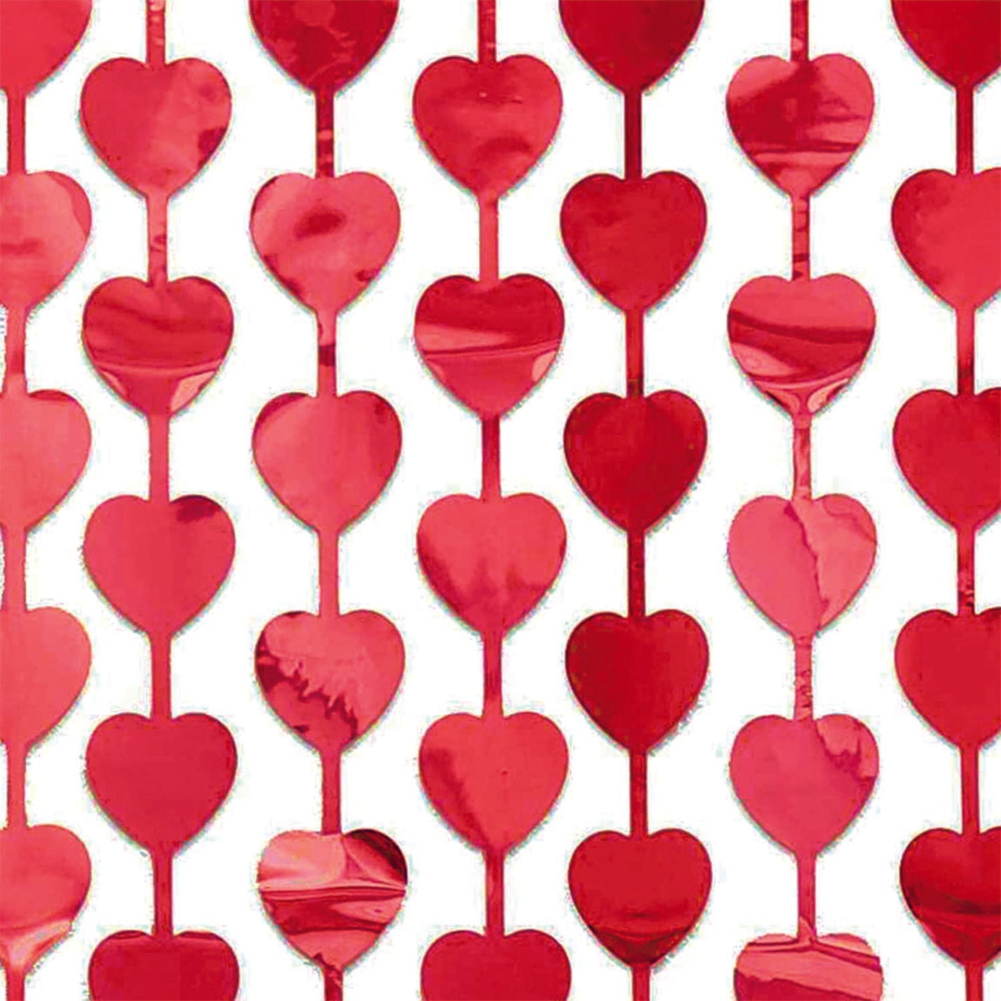 Cortina Corazón Rojo 2 metros | Big Party