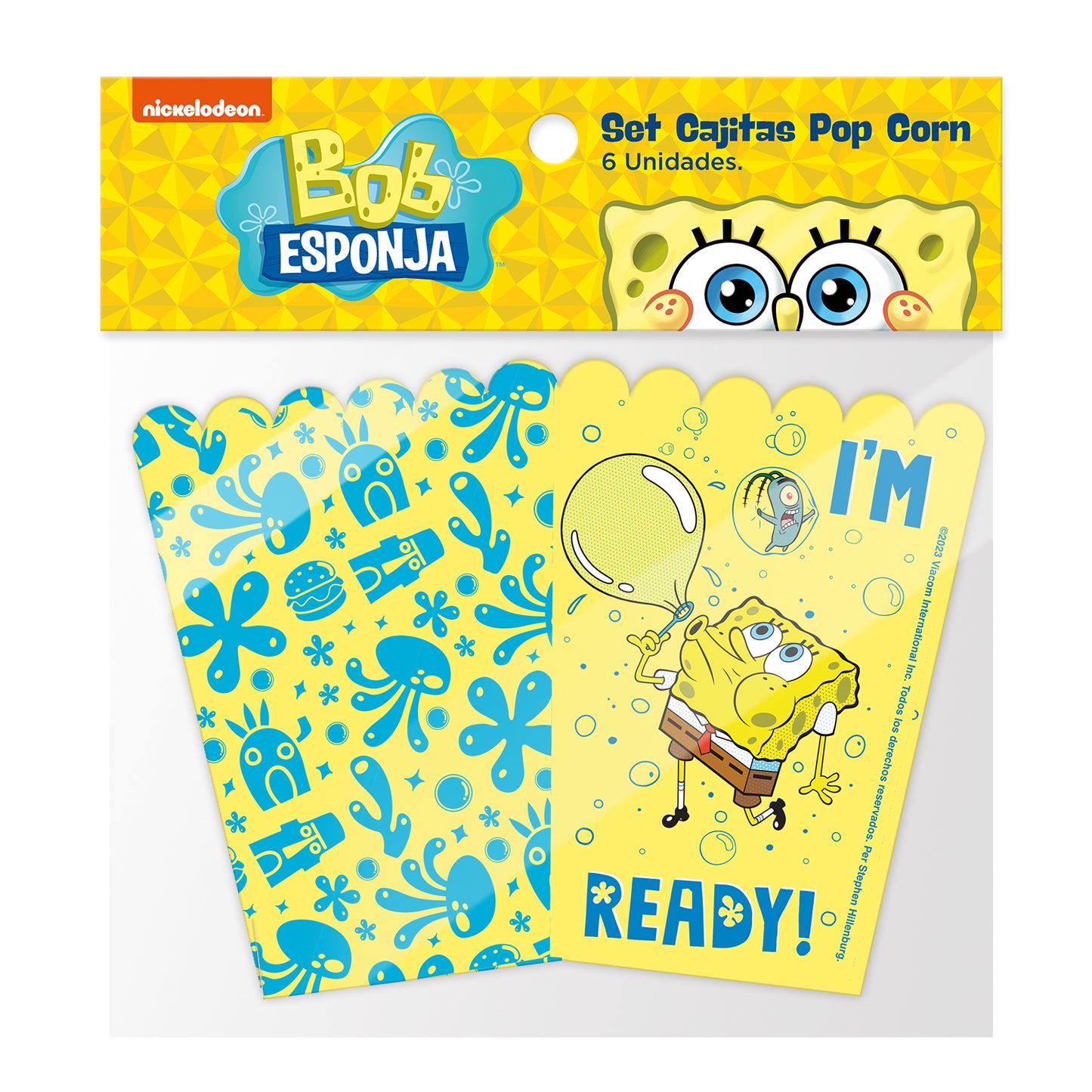 Set de Cajitas PopCorn | Bob Esponja