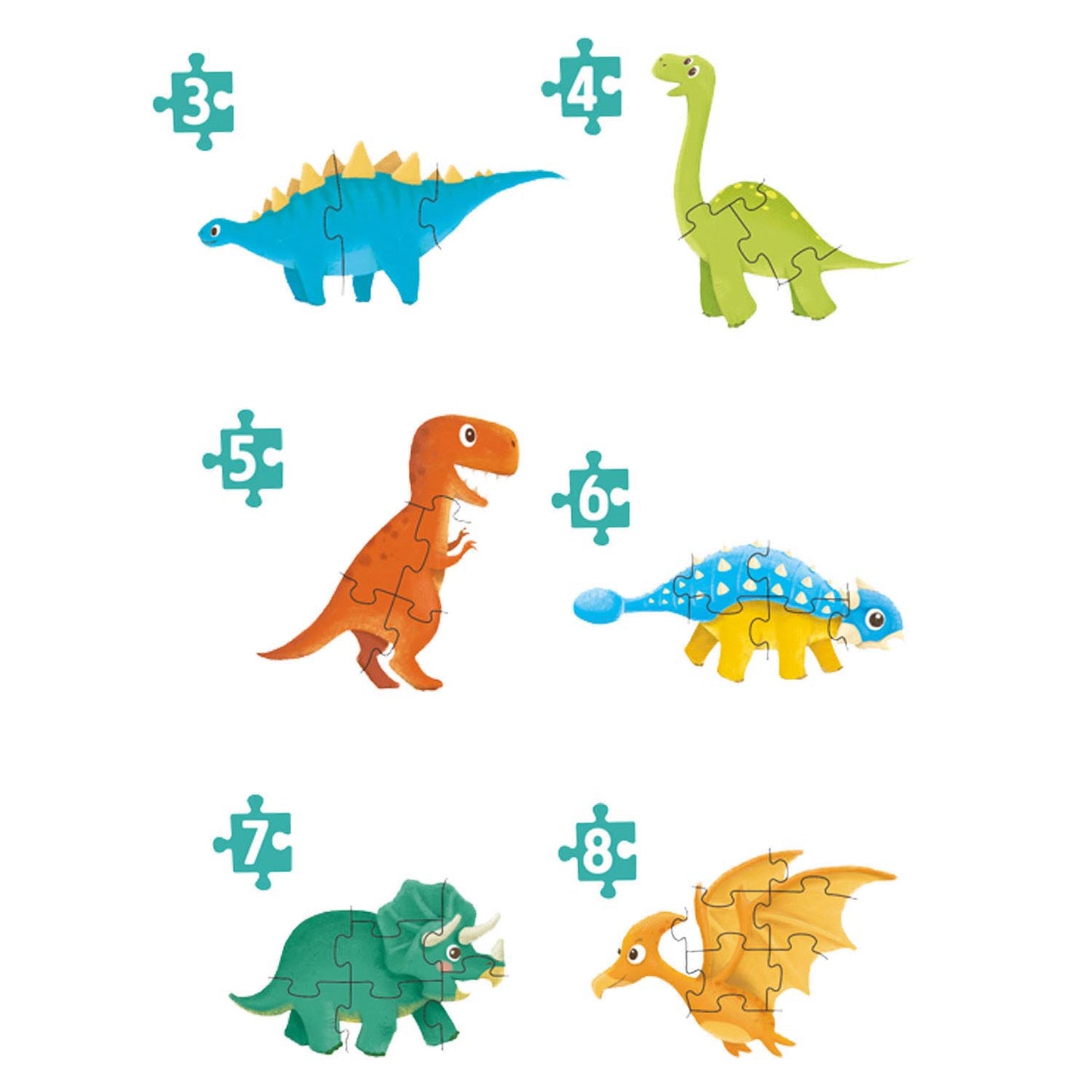 Puzzle Jumbo Extra Duras 39 Piezas Dinosaurio