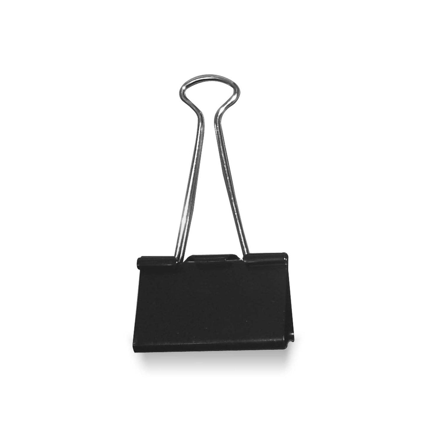 Clip Doble Negro 32 mm Metálico | Fultons