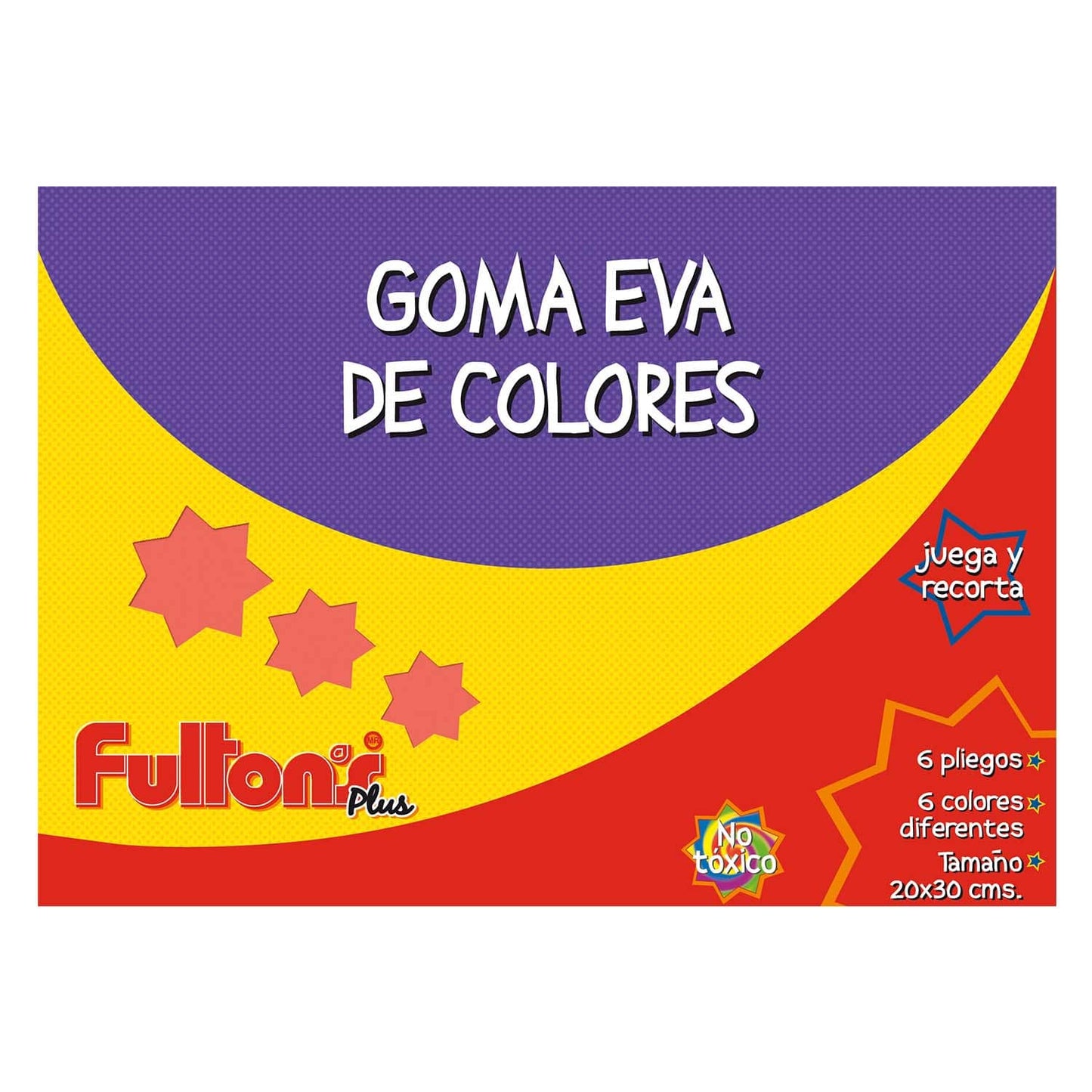 Carpeta con Papel Goma Eva 6 Hojas | Fultons