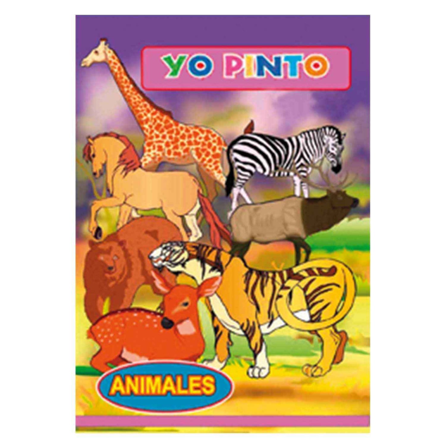 Libro Para Colorear Yo Pinto Los Animales | Art & Craft