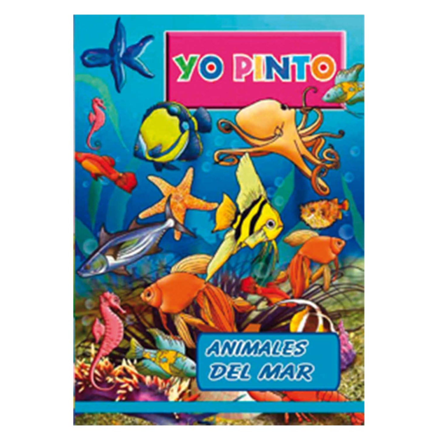 Libro Para Colorear Yo Pinto Animales Del Mar | Art & Craft