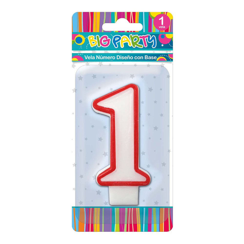 Vela Cumpleaños Numero 1 | Big Party
