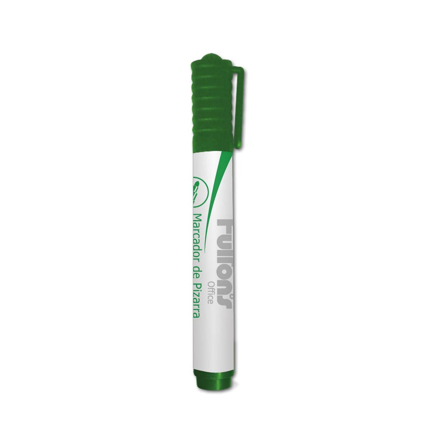 Marcador De Pizarra Desechable Punta Redonda Verde Fultons