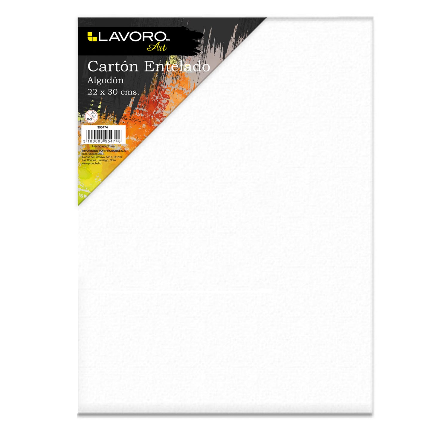 Cartón Entelado 22x30 cm | Lavoro