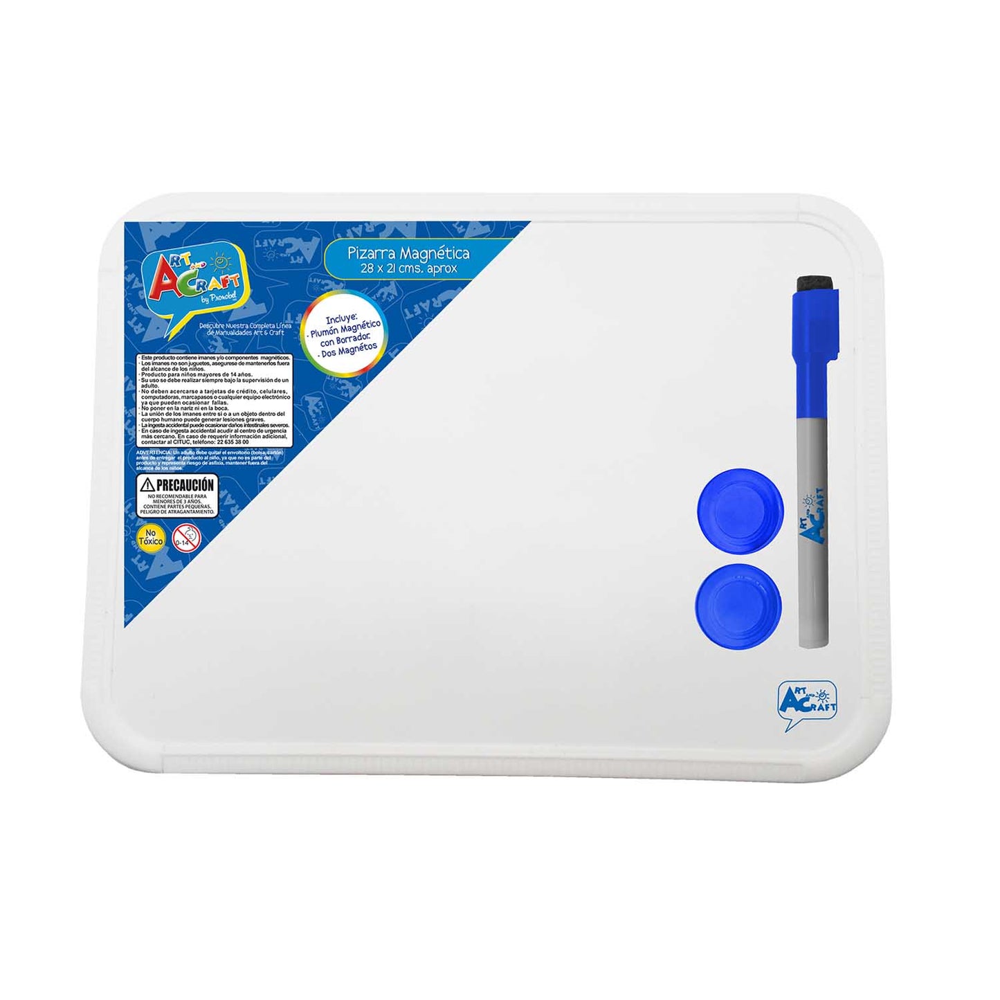 Pizarra Magnética Escolar 28 x 21 cm t| Art & Craft