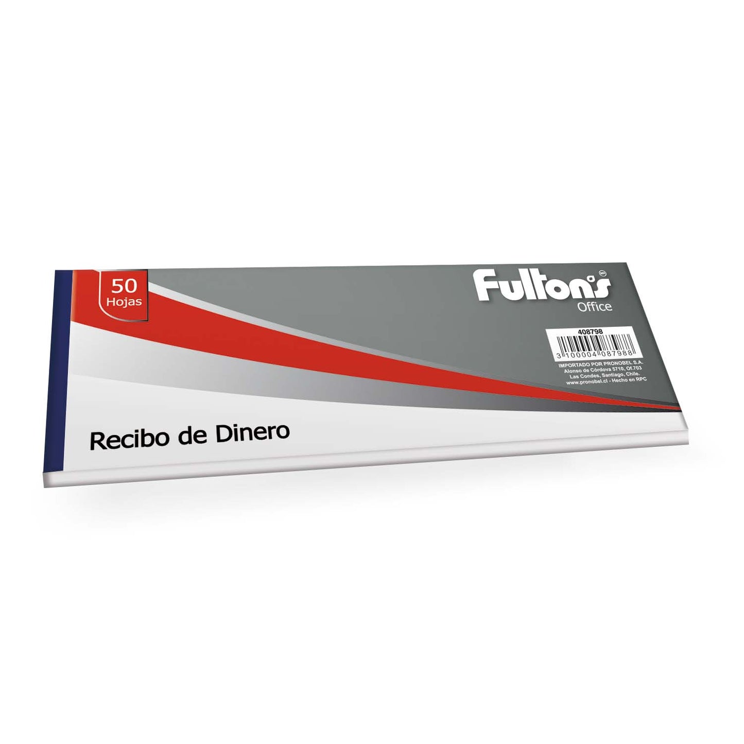 Formulario Recibo Dinero 50 hojas | Fultons