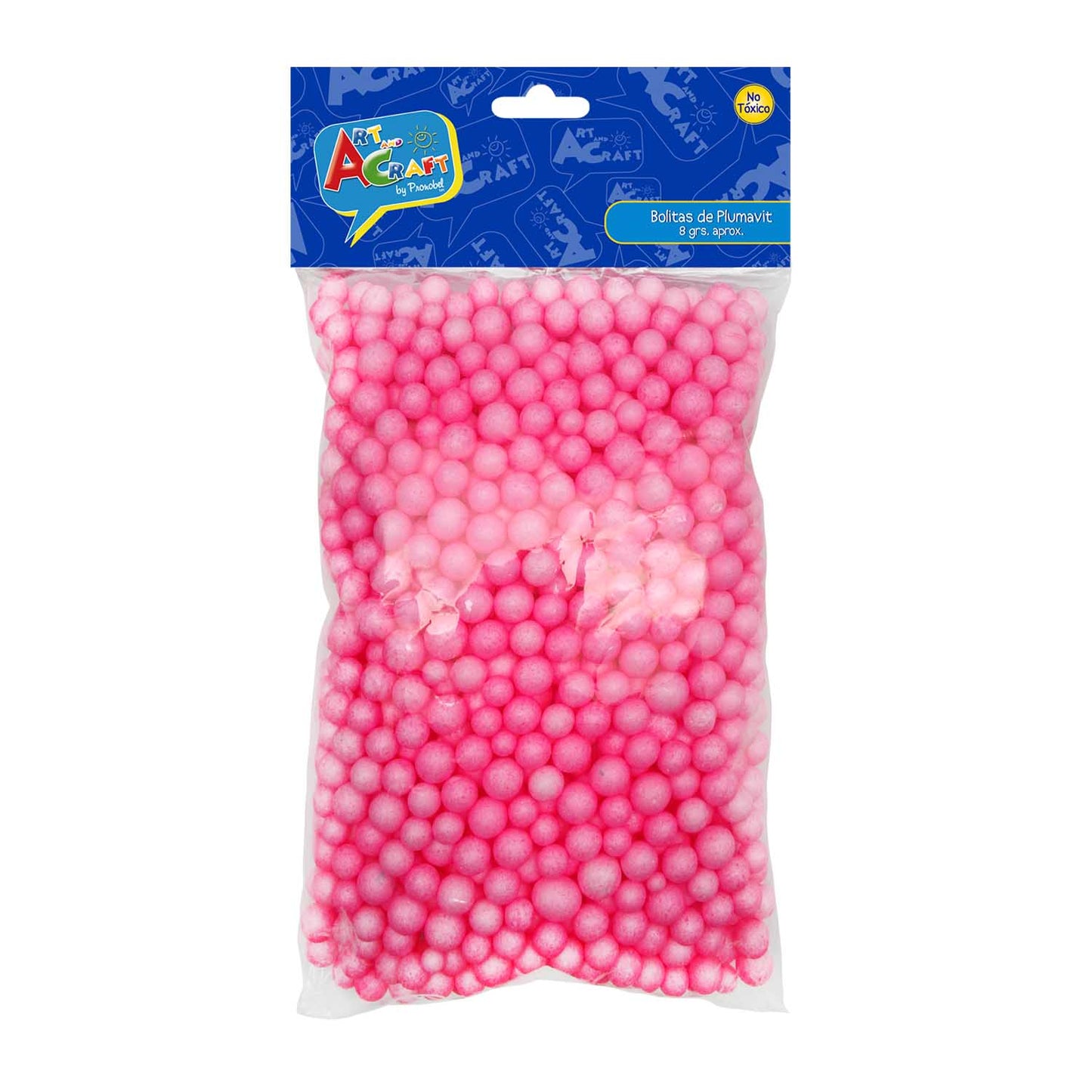 Bolita De Plumavit (6-8-10 mm) 8 Gramos Surtidos | Art & Craft