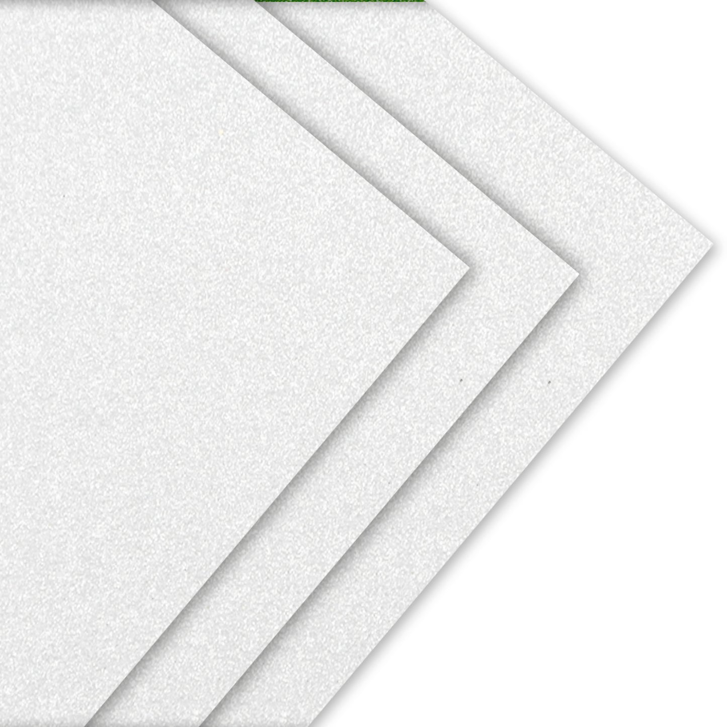 Goma Eva Glitter 40x60 cm Blanco 10 Unidades | Fultons