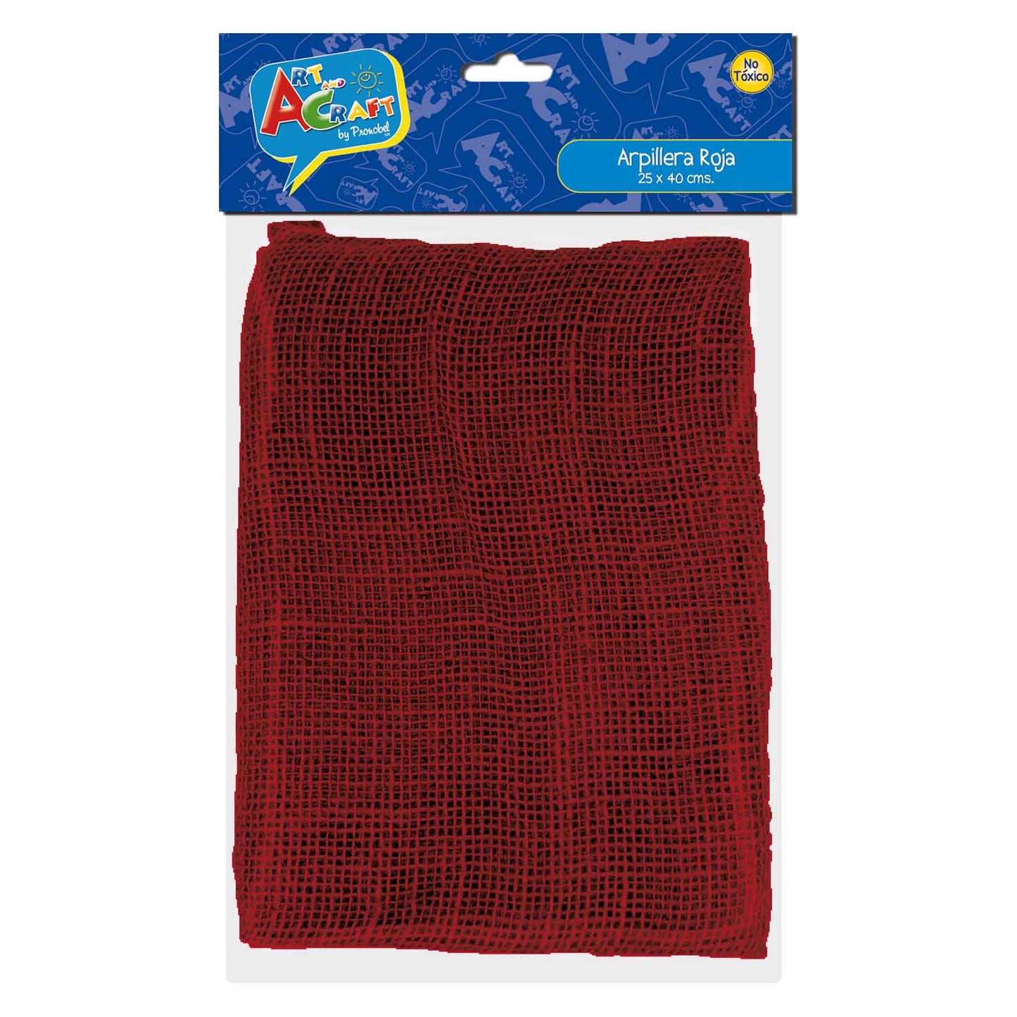 Arpillera 25x40 cm - Roja | Art & Craft