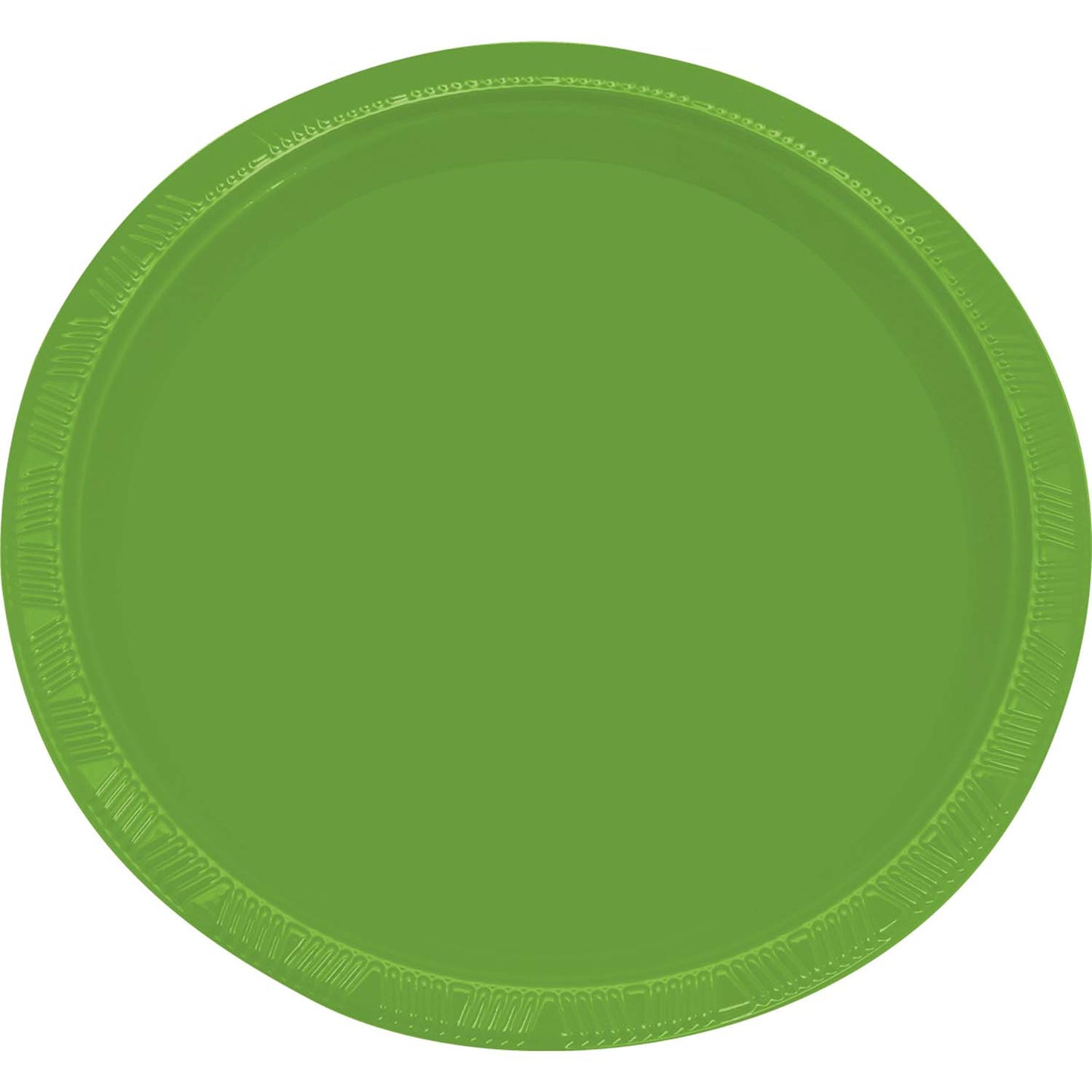Set 10 Platos 17,5 cm Verde Lima | Big Party