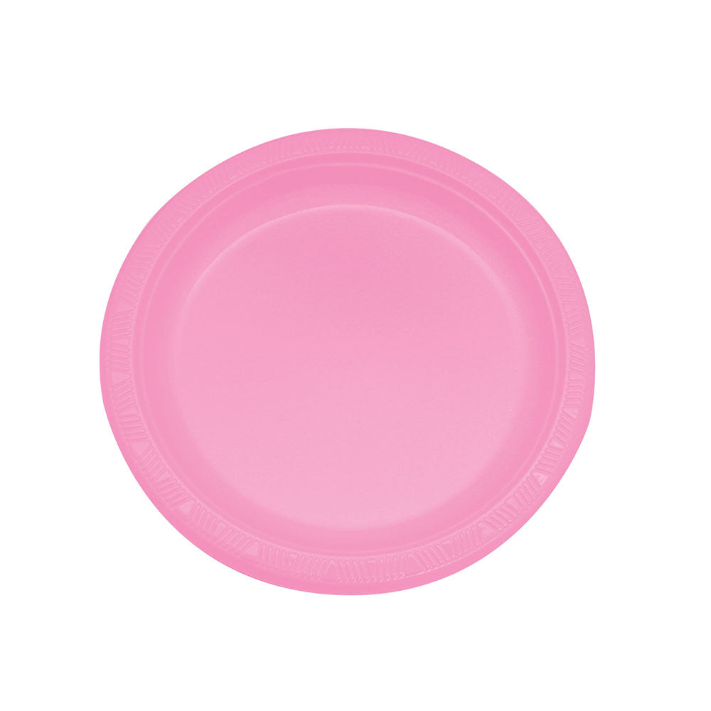 Set 10 Platos 22 cm Rosado | Big Party