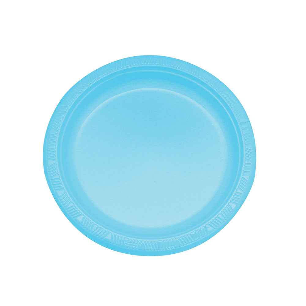 Set 10 Platos 22 cm Celeste | Big Party