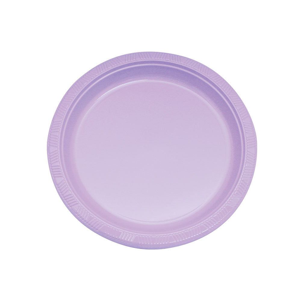 Set 10 Platos 22 cm Lila | Big Party
