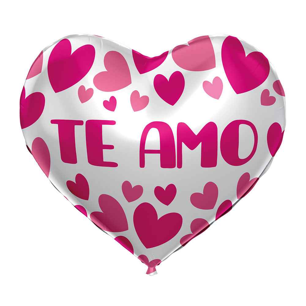 Globo Metálico Corazón Impreso 18" (47x45,5 cm) | Big Party