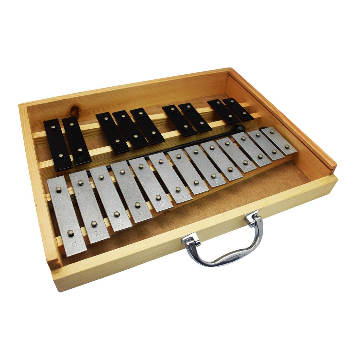 Metalófono 22 Notas Cromado | Art & Craft