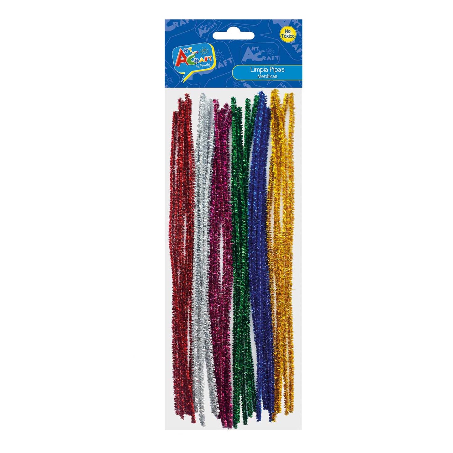 Limpia Pipas Metálico 30 Piezas | Art & Craft