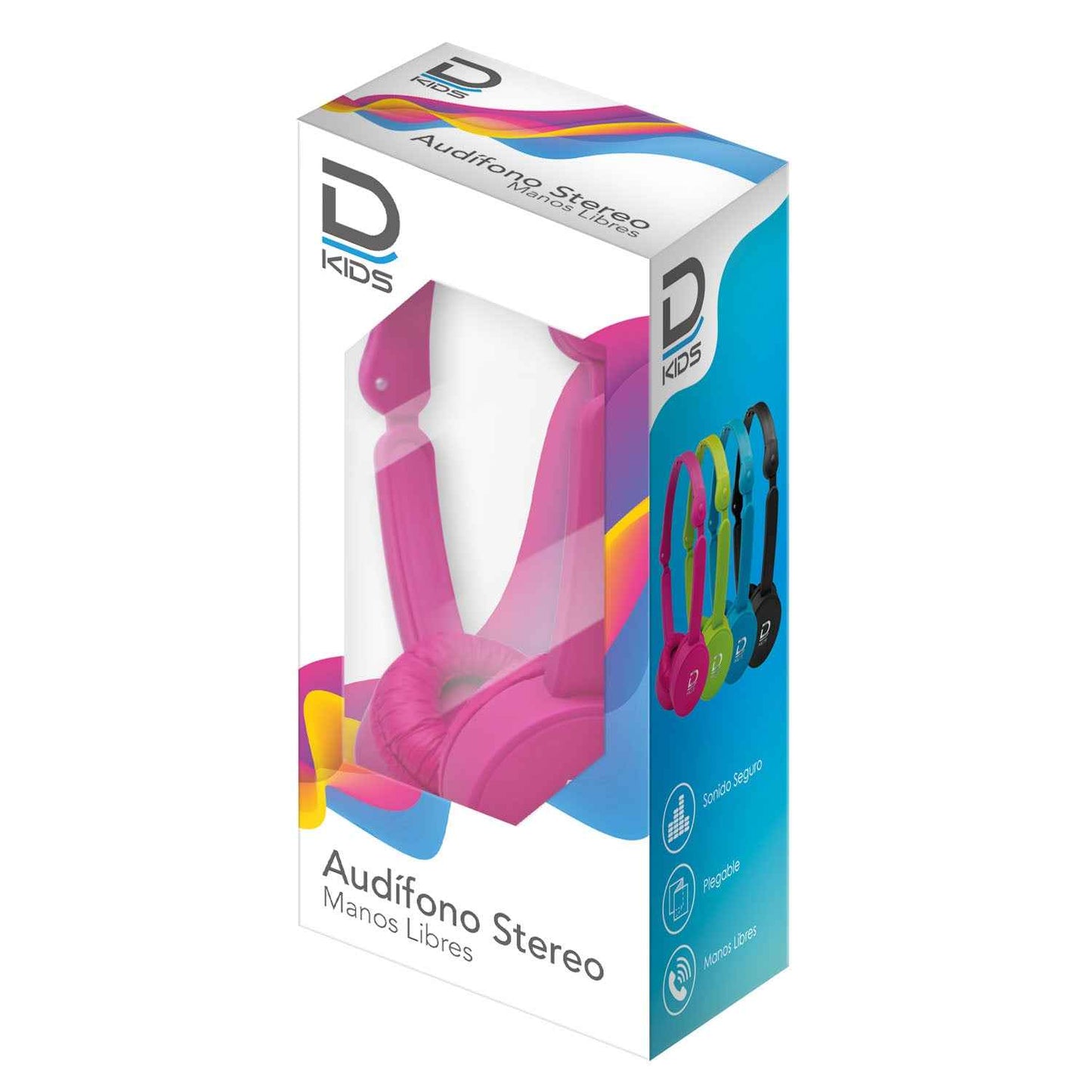 Audífono Infantil Stereo Manos Libres Rosado | Datacom