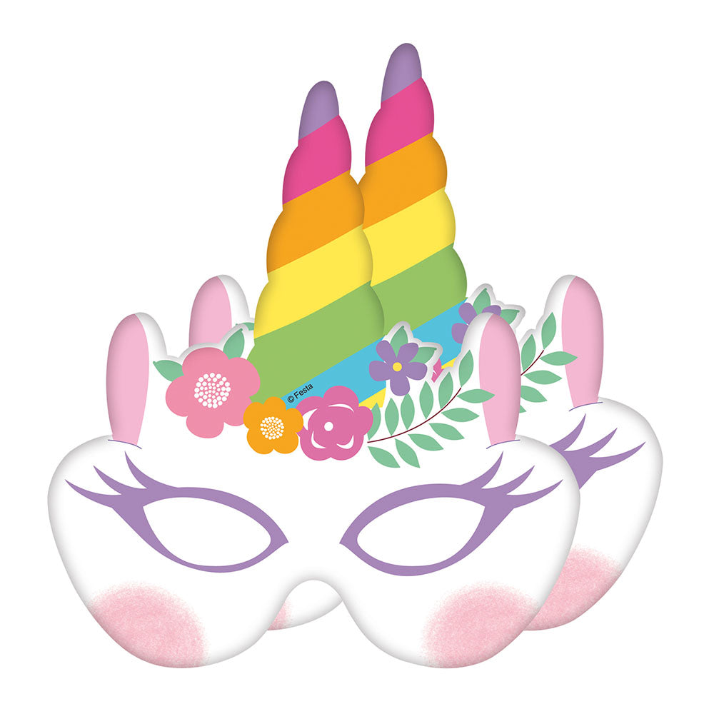 Set 6 Mascaras Unicornio | Big Party