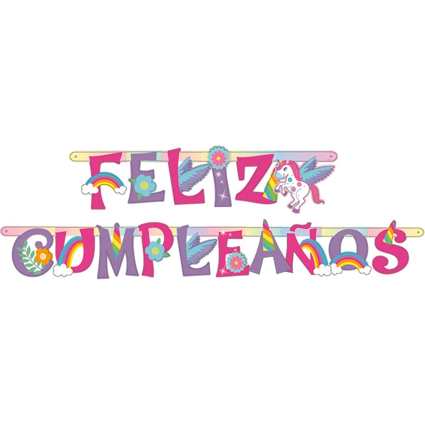 Feliz Cumpleaños Unicornio 1,6 metros | Big Party