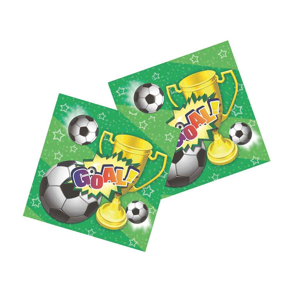 Set 10 Servilletas Futbol 33x33 cm | Big Party