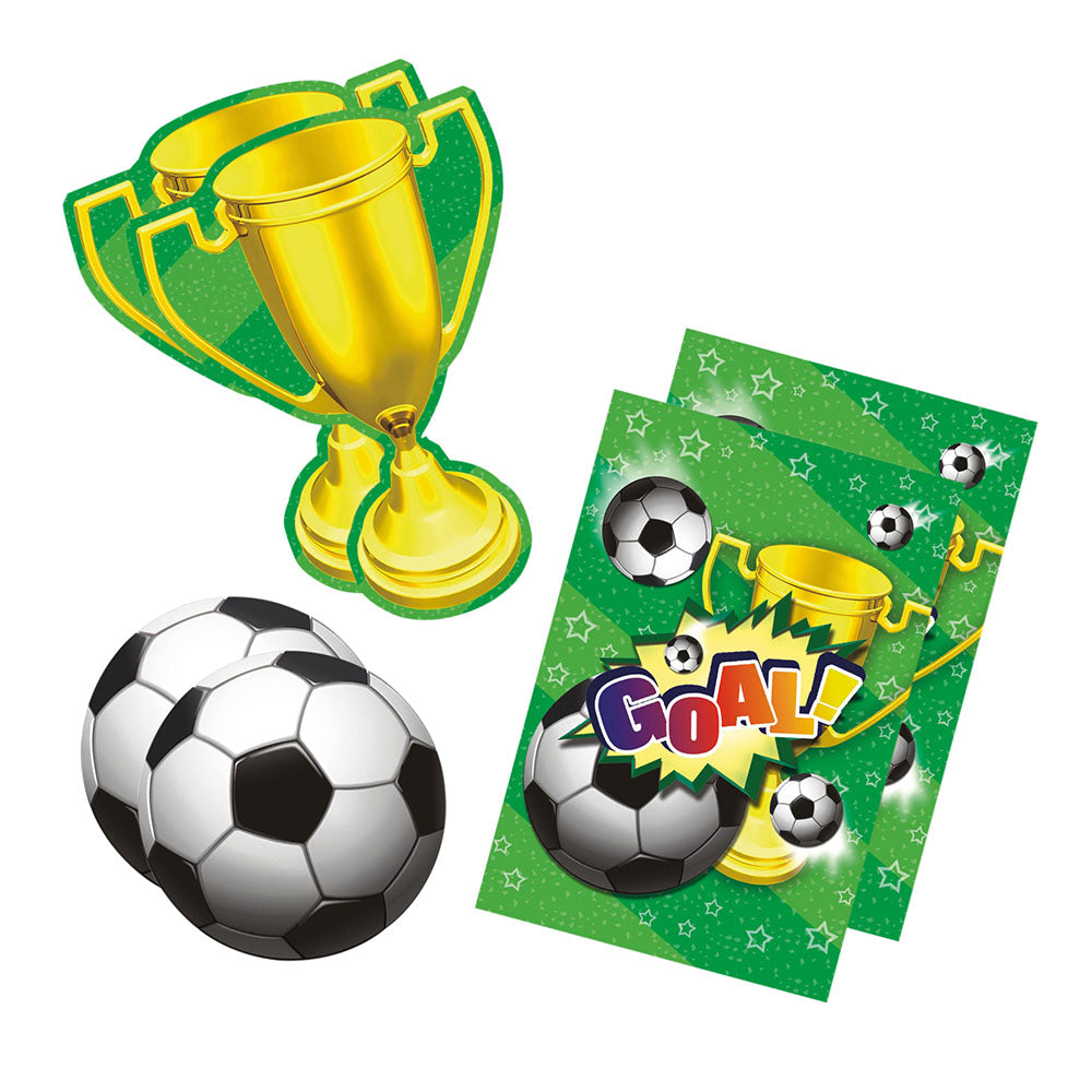 Set 6 Invitaciones Futbol | Big Party