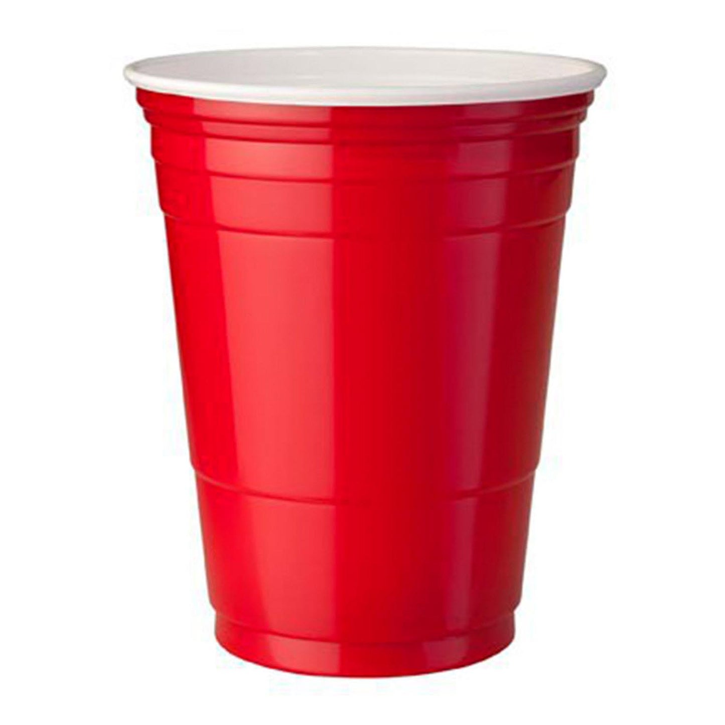 Vaso Bicolor 500Cc Rojo 10Pcs Big Party | Big Party