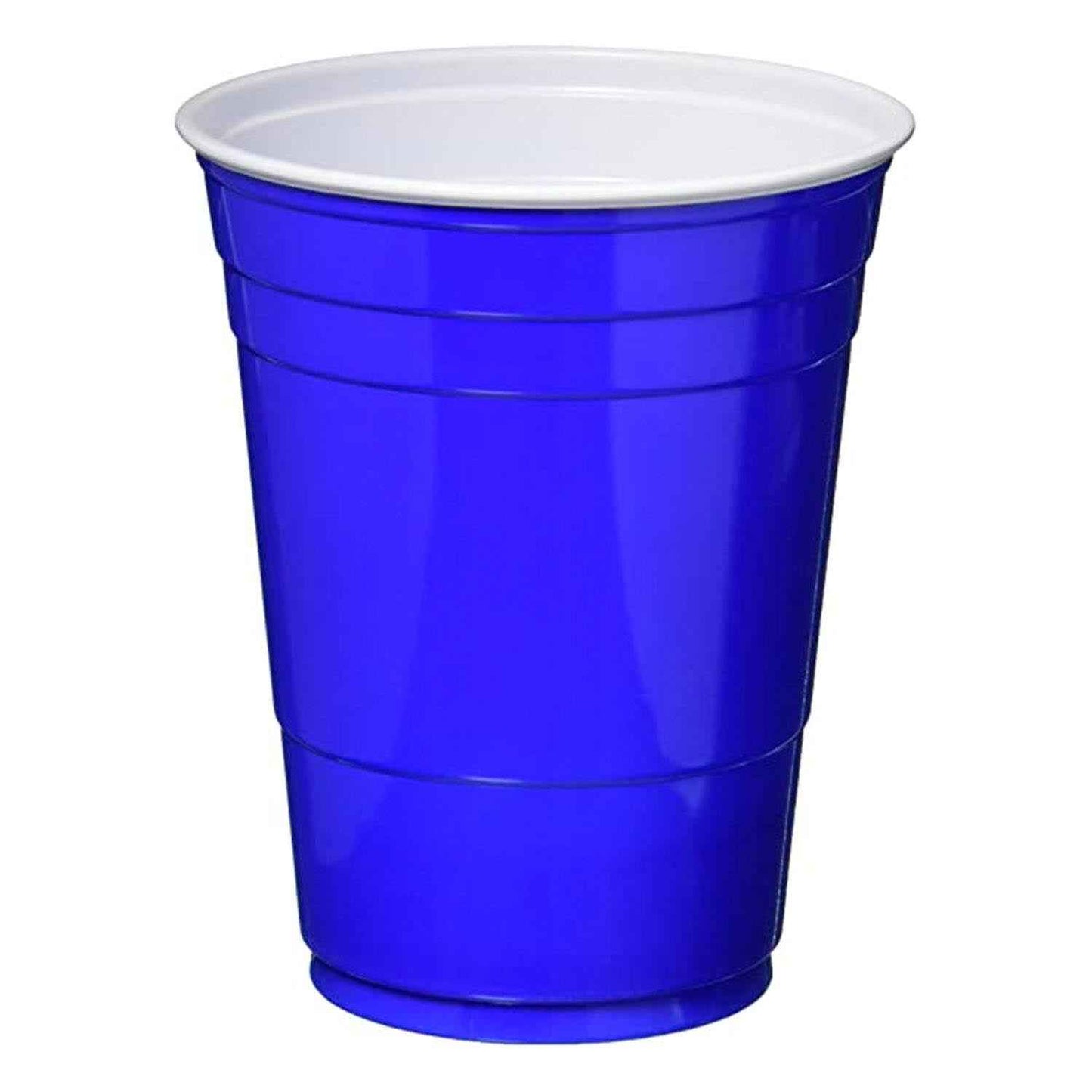 Vaso Bicolor 500 cc Azul 10 Piezas Big Party | Big Party
