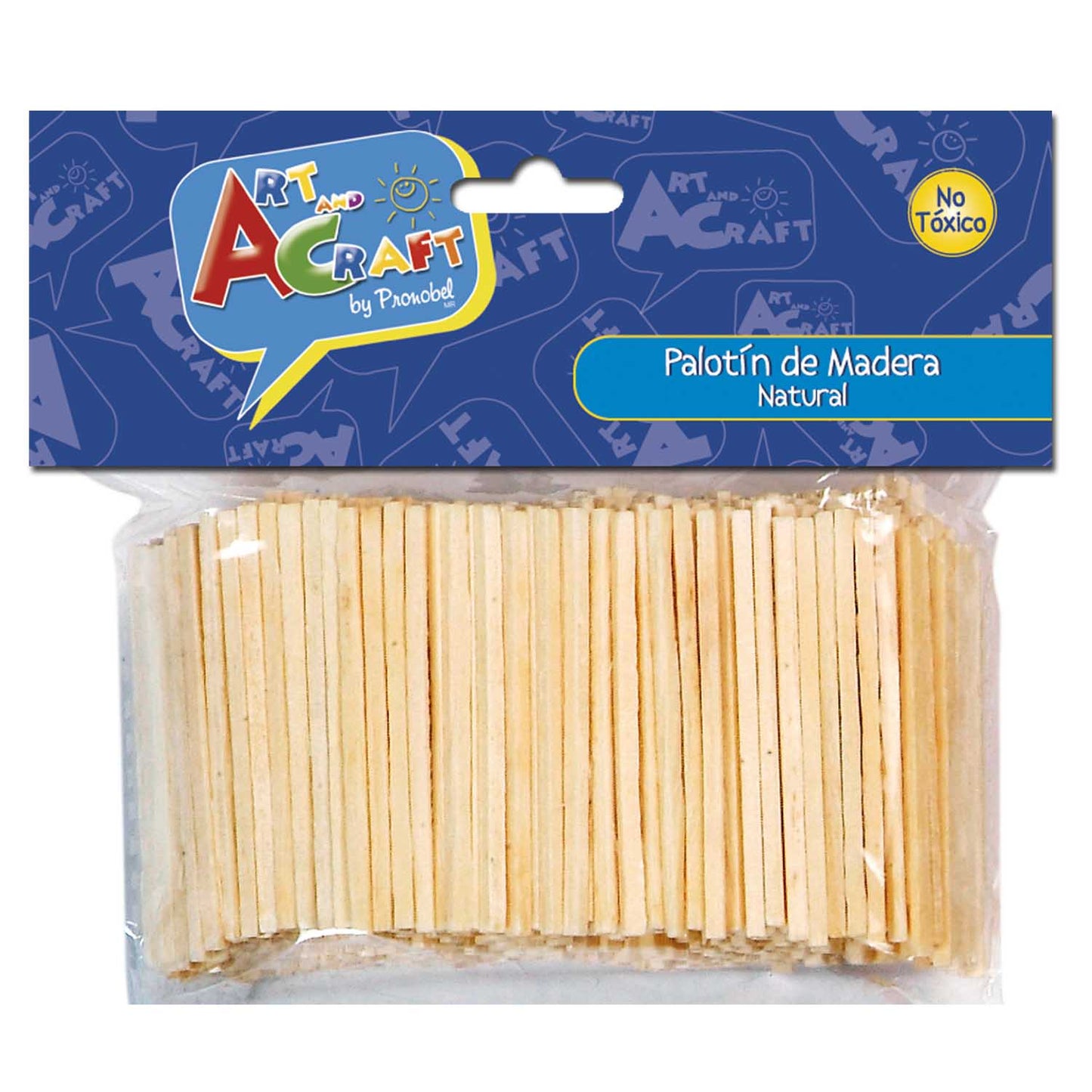 Palotin De Madera Natural 300 Un. t | 0