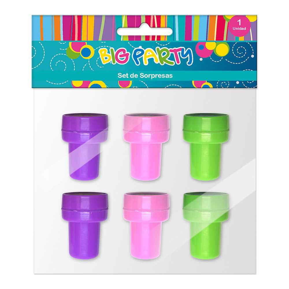 Set Sorpresas 6 Timbres | Big Party
