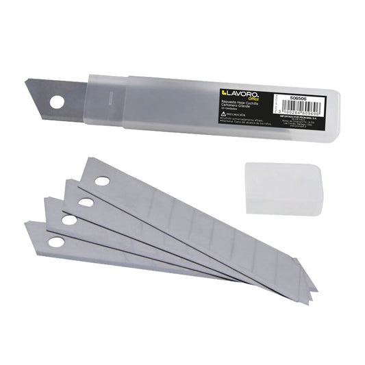 Repuesto Cuchillo Carta Grande 10 Uni Lavoro
