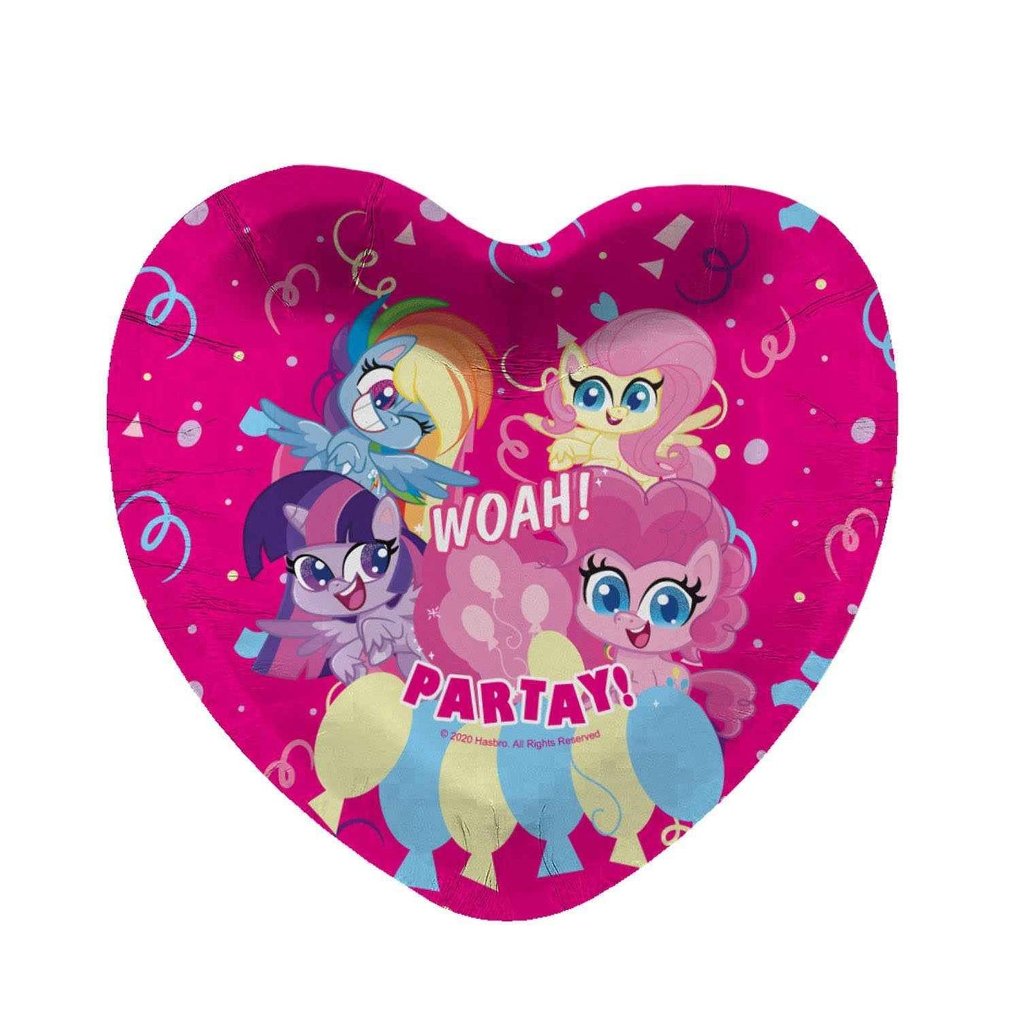 Set 6 Platos Cartón 18 cm | My Little Pony