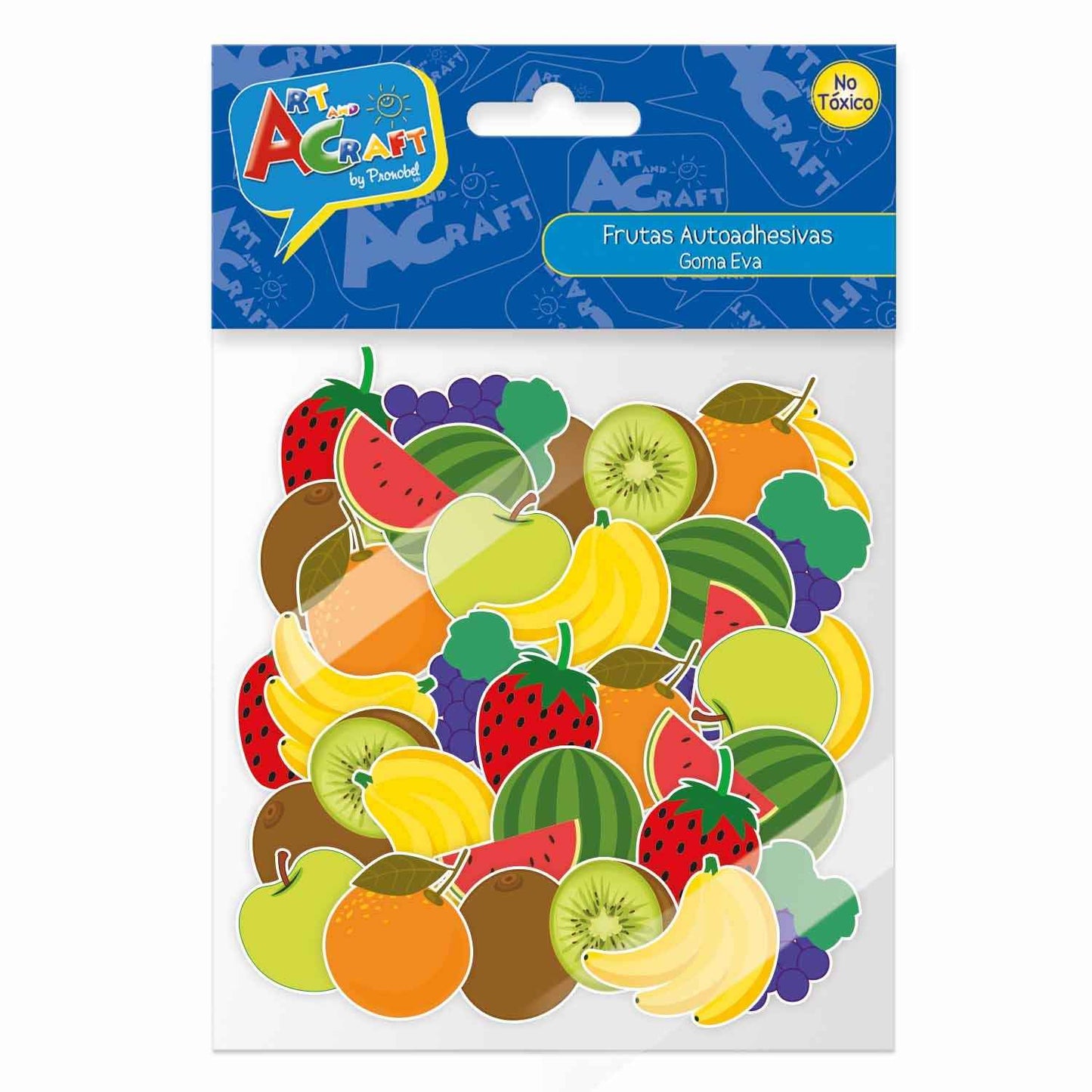 Figura Fruta Goma Eva 50 Piezas | Art & Craft