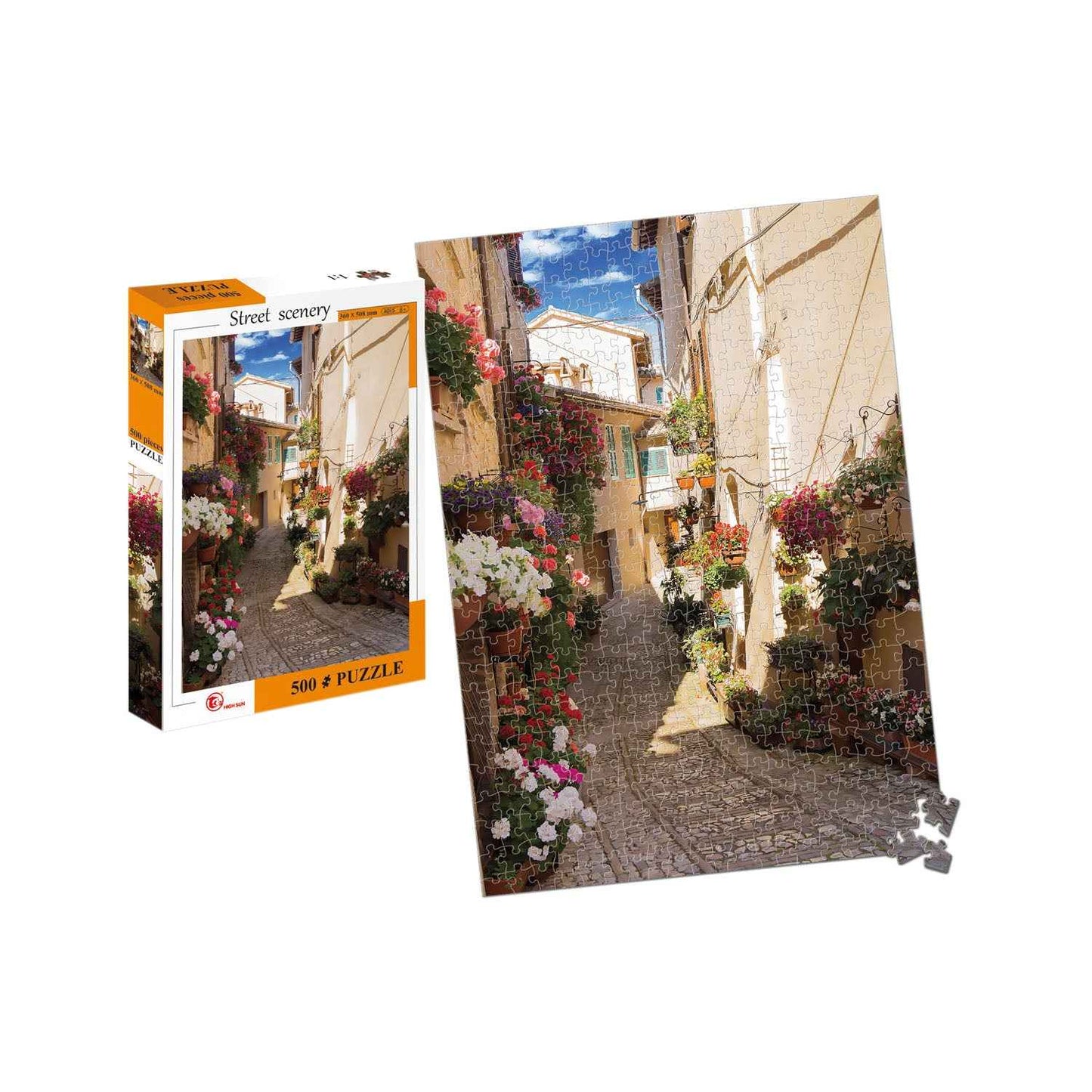 Puzzle 500 Piezas Paisajes de Calles | Nobel Gift