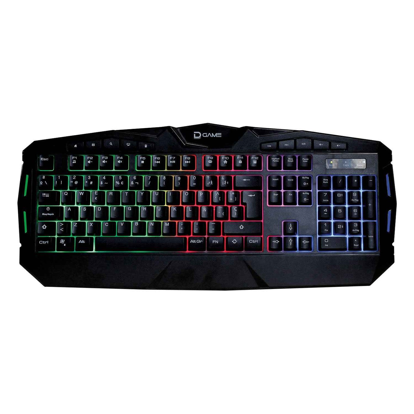 Teclado Game Mecánico Retroiluminado USB | Datacom
