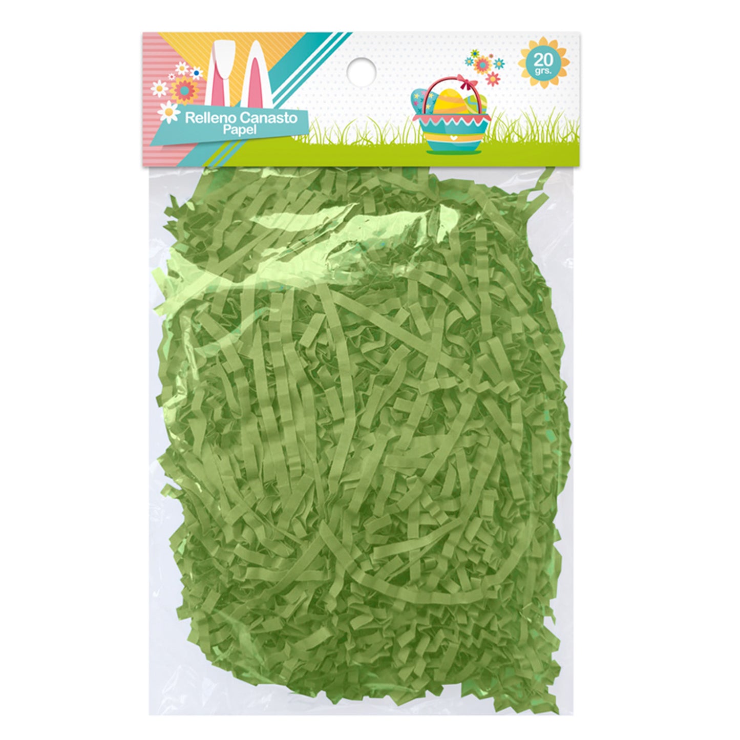 Relleno Para Canastos Pascua Papel 20 Gramos | Big Party