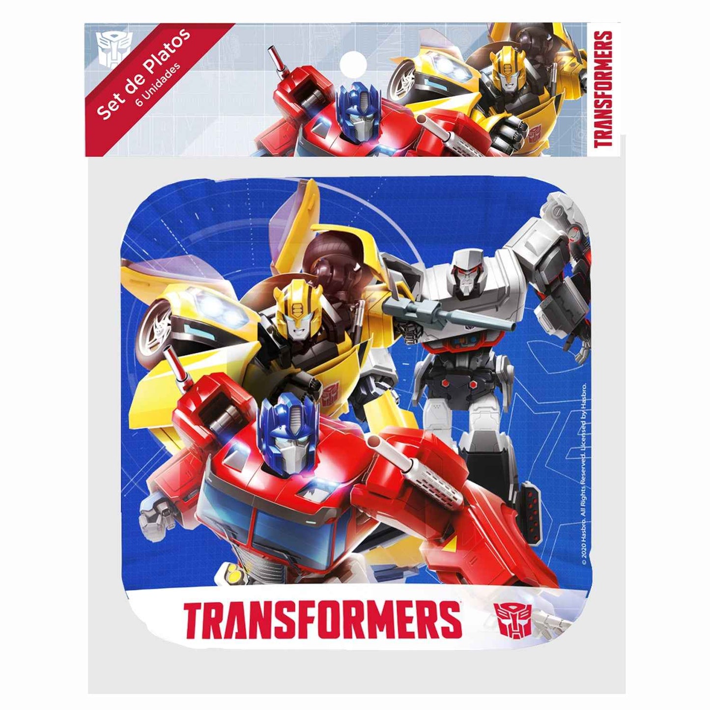 Set Cumpleaños para 6 personas | Transformers
