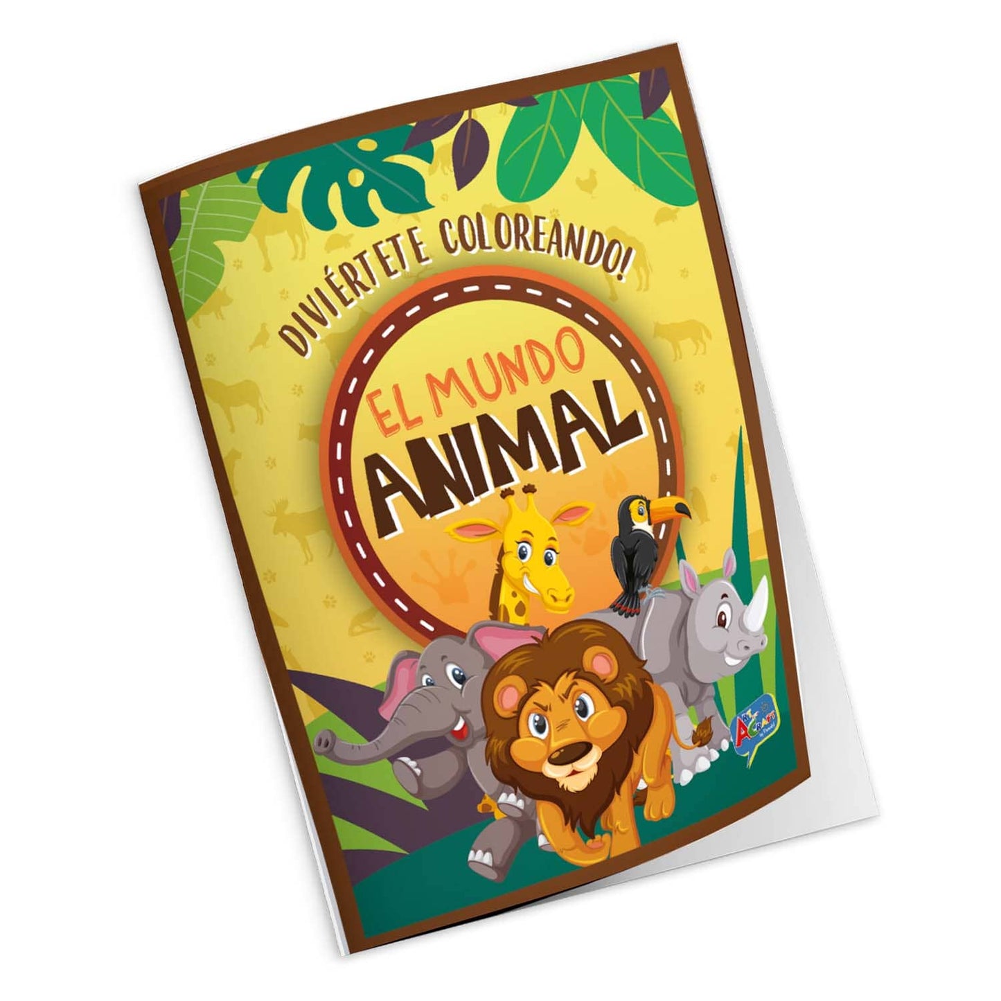 Libro Para Colorear Infantil Animales - 64 Paginas | Art & Craft