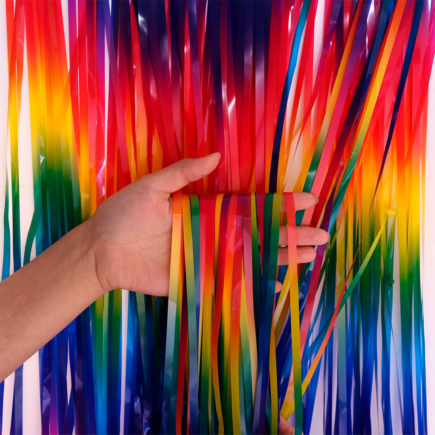 Cortina Arcoíris Oscuro 2,5 metros | Big Party