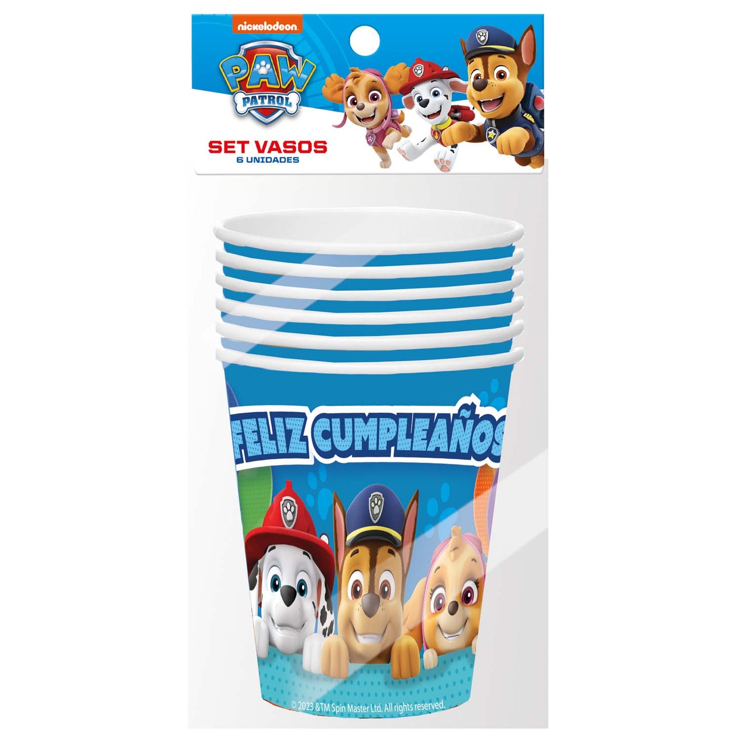 Set 6 Vasos 270 cc | Paw Patrol