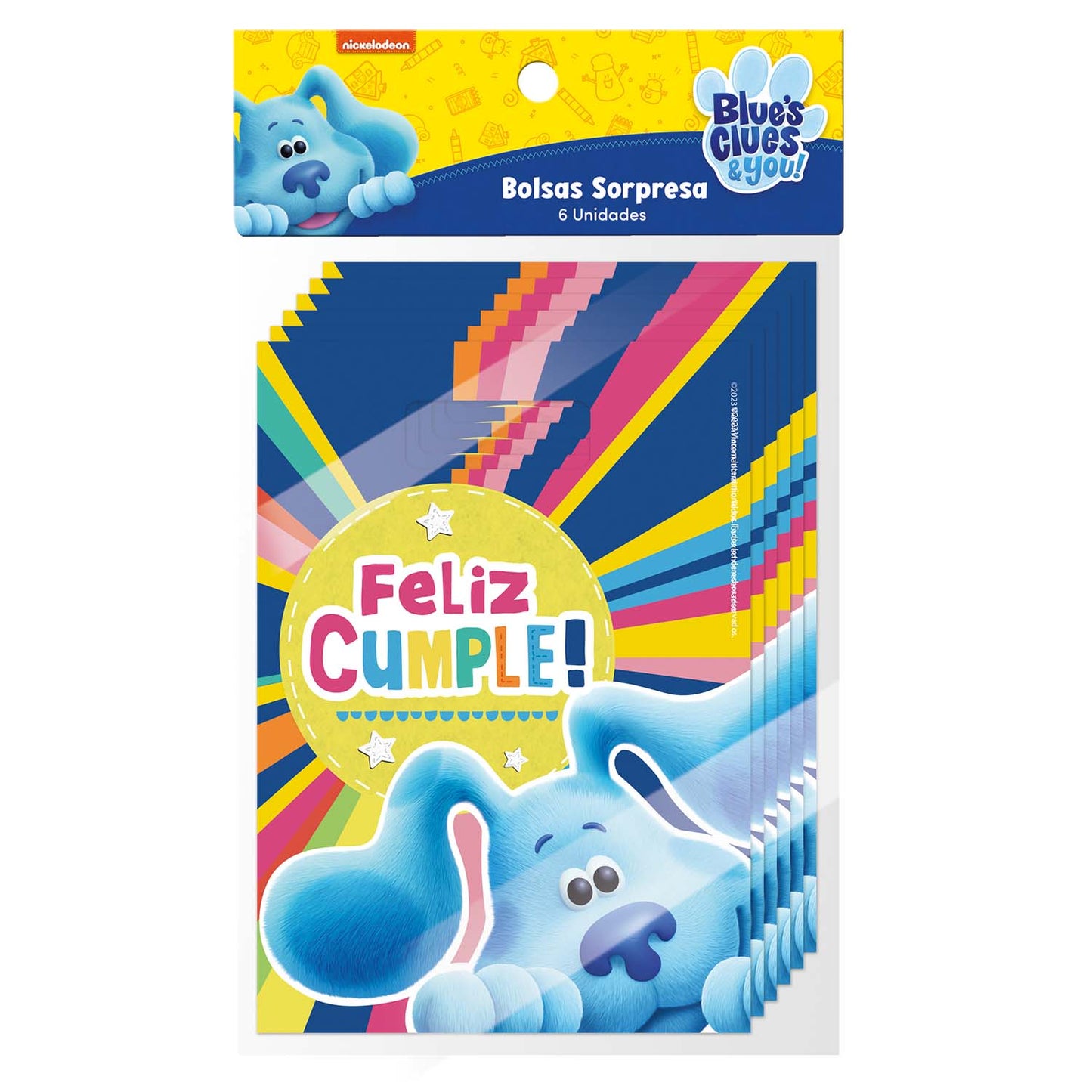 Set 6 Bolsas Sorpresa | Las Pistas de Blue