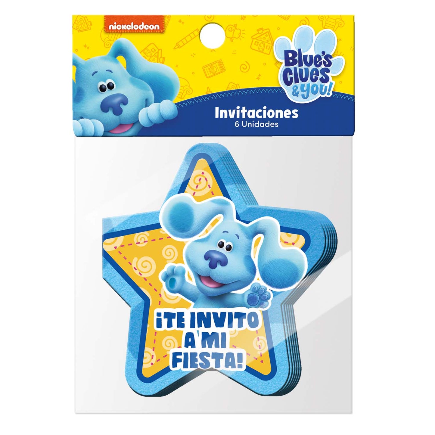 Set 6 Invitaciones | Las Pistas de Blue