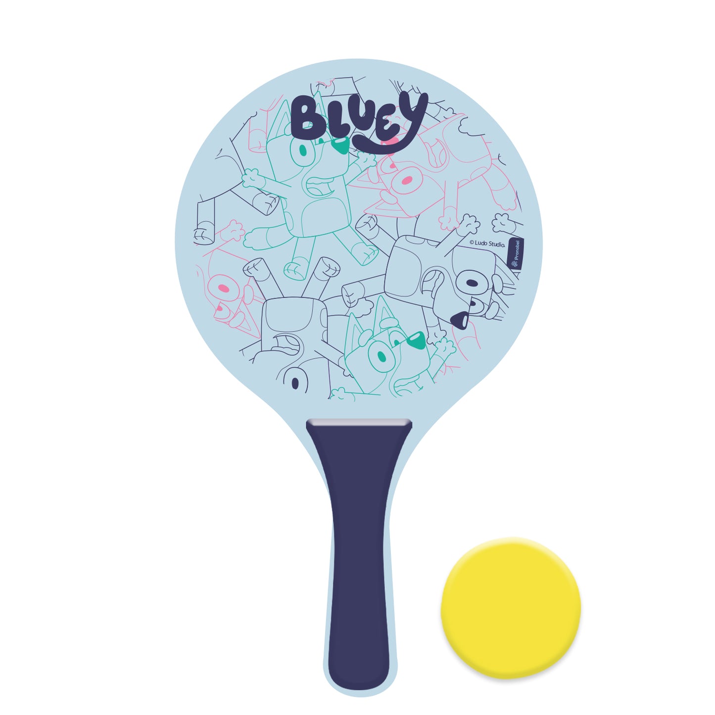 Set Paletas De Madera con Bolso | Bluey